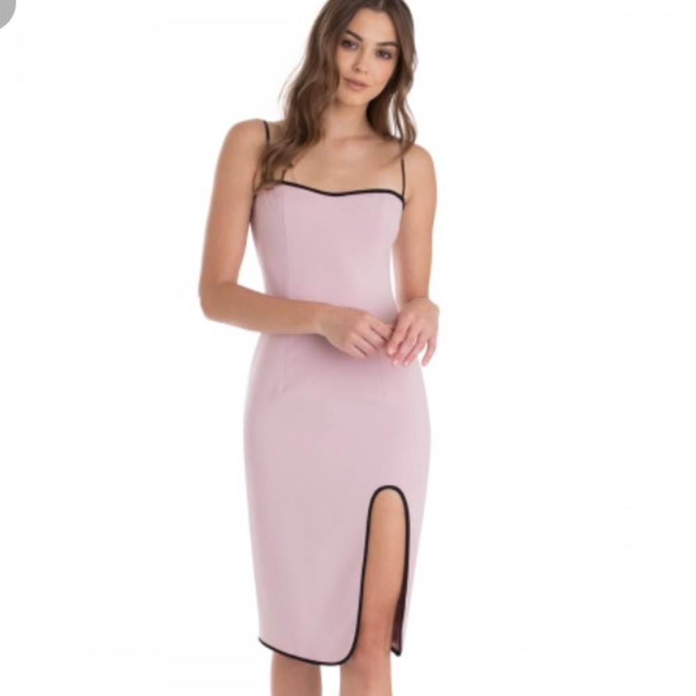 Black Halo blush dress NWT
